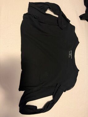 Primark Black Long-Sleeve Crewneck Top